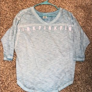 a “love pink” shirt!